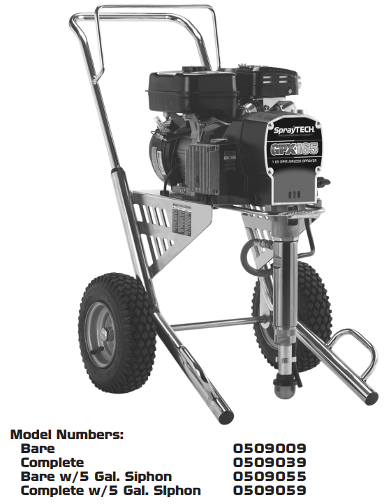 GPX 165 Gas Piston Pump